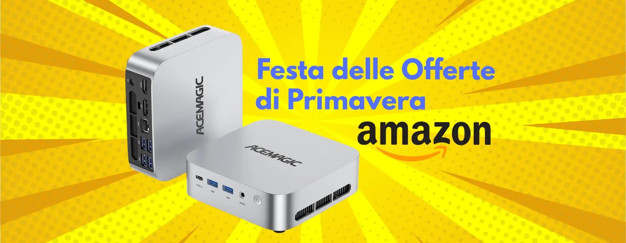 Mini PC ACEMAGIC M1 con Ryzen 7: potenza e versatilità in offerta su Amazon