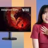 Monitor da gaming acer Nitro da 27 pollici, 120Hz e IPS da 1ms (129€)