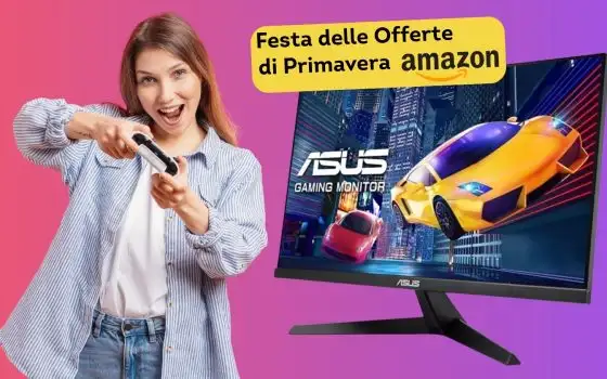 Monitor da Gaming ASUS con pannello IPS e refresh rate da 120Hz a soli 73€