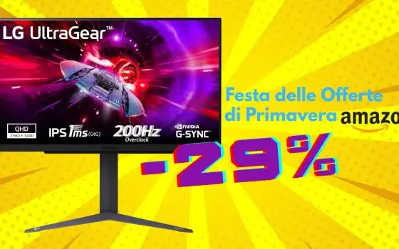 Monitor LG UltraGear da 27 pollici per sessioni di gioco da Pro Gamer