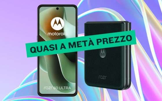 Motorola Razr 60 ULTRA da 512GB (quasi) a metà prezzo su eBay