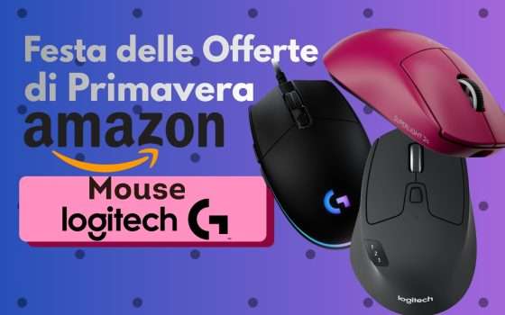 I mouse Logitech da comprare alla Festa delle Offerte di Primavera di Amazon 2026