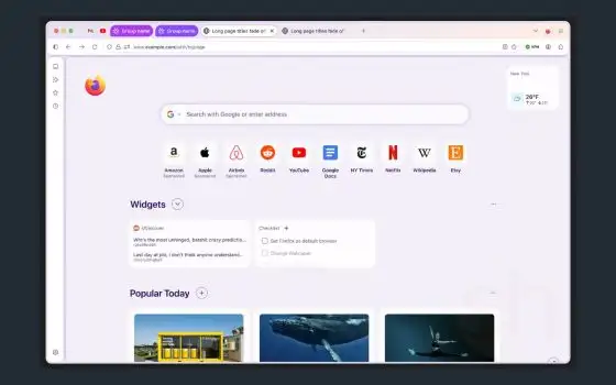 Mozilla ridisegna Firefox da zero: il progetto Nova nei primi mockup