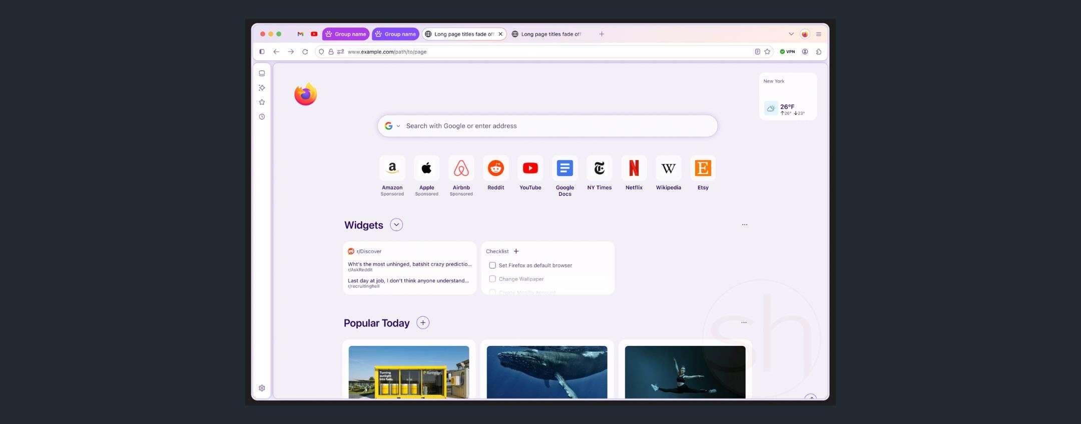 Mozilla ridisegna Firefox da zero: il progetto Nova nei primi mockup
