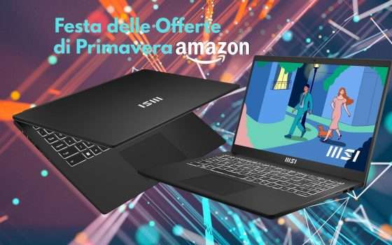 MSI Modern 15 con Ryzen 7, 16GB di RAM e SSD da 512GB a prezzo shock