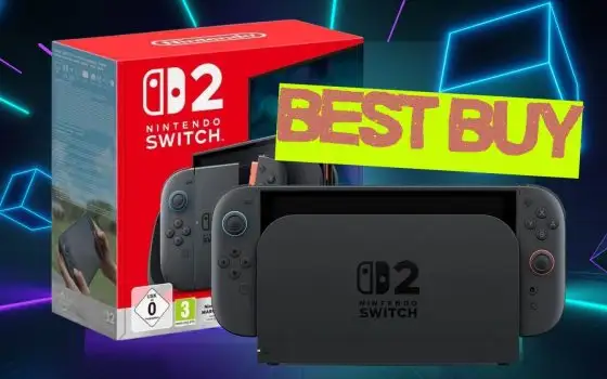 Nintendo Switch 2 da 256GB + 2 Joycon e Mario Kart World in super offerta