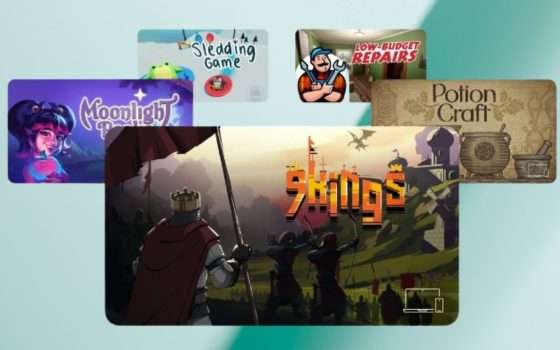 Google Play con giochi PC, prove gratuite e post della Community