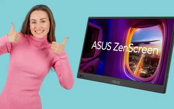 Ottimo display anche fuori casa con il monitor portatile ASUS ZenScreen da 15,6