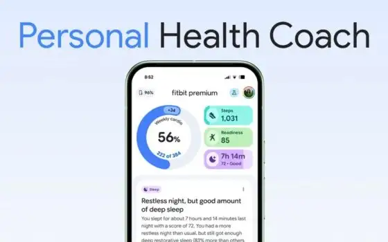 Fitbit, il coach AI leggerà le cartelle cliniche grazie a Gemini
