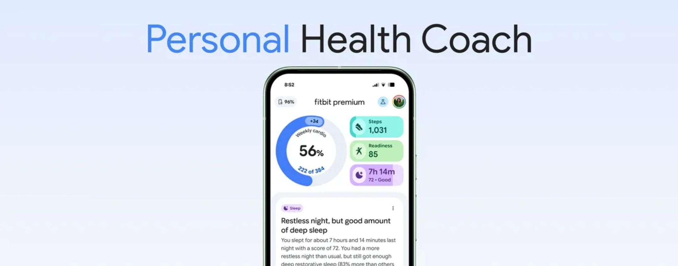 Il coach AI di Fitbit avr� accesso alle cartelle cliniche