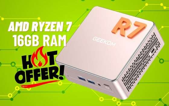 Piena potenza in un piccolo spazio con il Mini PC dotato di AMD Ryzen 7