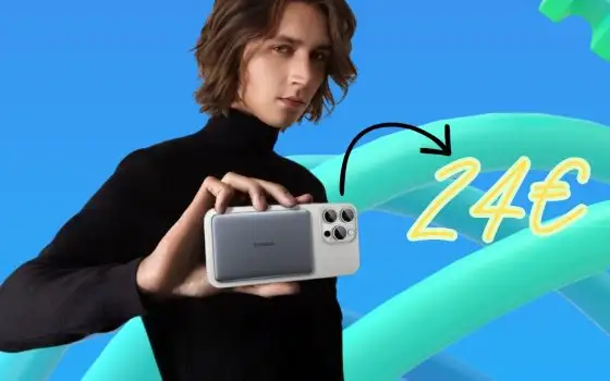 Power Bank Magsafe ultra-slim da 5000mAh + porta USB a soli 24€