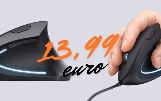 Questo Mouse Verticale a 14€ è IMPERDIBILE su Amazon
