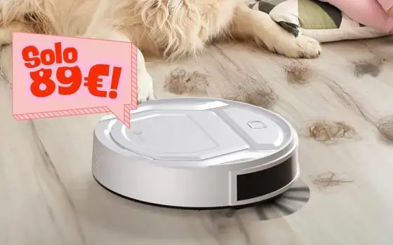 A questo prezzo tutti possono avere un Robot Aspirapolvere (89€)