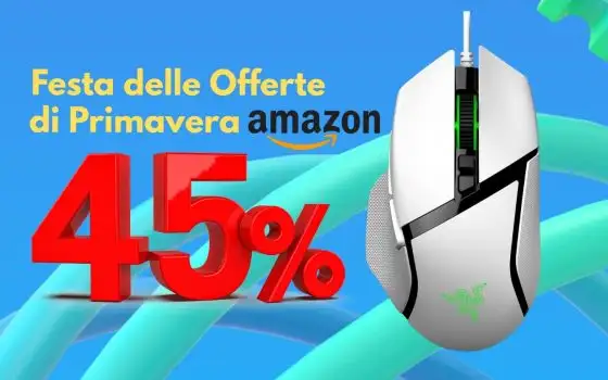 Razer Basilisk V3: mouse da gaming con 11 pulsanti programmabili (-45%)