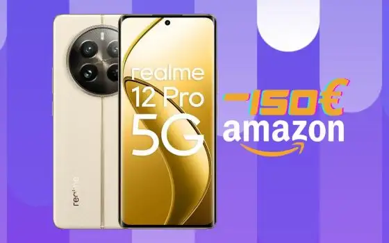 Il realme 12 Pro 5G da 256GB a 150€ in meno su Amazon non ha rivali