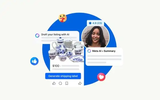 Marketplace di Facebook, le risposte AI automatiche per i venditori