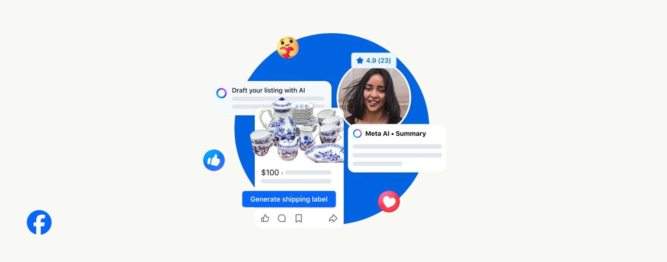 L'AI di Facebook risponde sul Marketplace