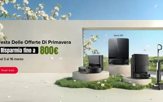 Robot aspirapolvere e lavapavimenti roborock in super offerta su Amazon