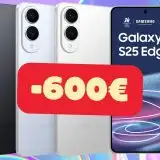 Samsung Galaxy S25 Edge da 512GB in sconto di quasi 600€ su Amazon