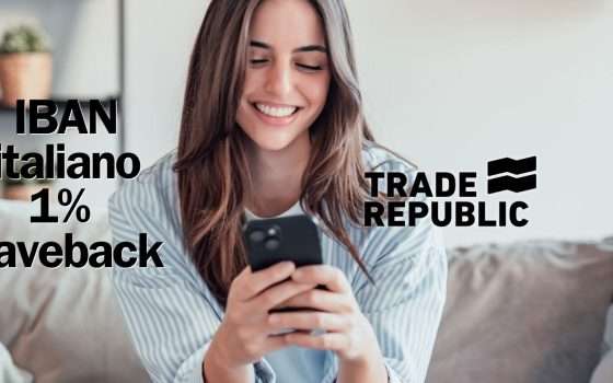 Scegli il Conto di Trade Republic: IBAN italiano e 1% di saveback sui tuoi acquisti