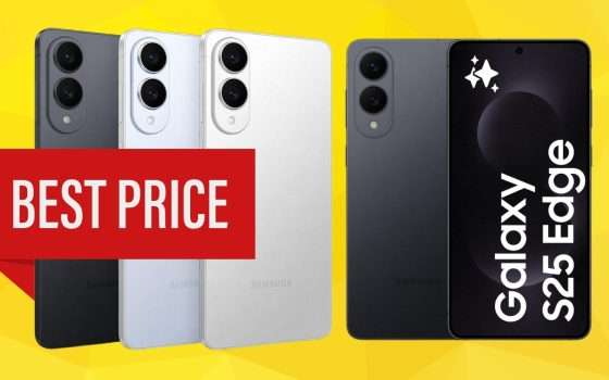 Sconto folle del 45% su Amazon per il mitico Samsung Galaxy S25 Edge