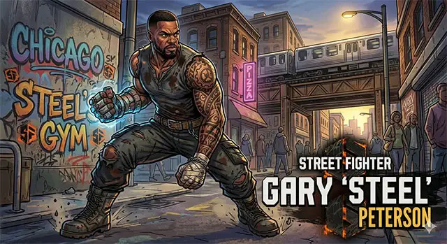 Gemini crea nuovi lottatori di Street Fighter: Gary Steel