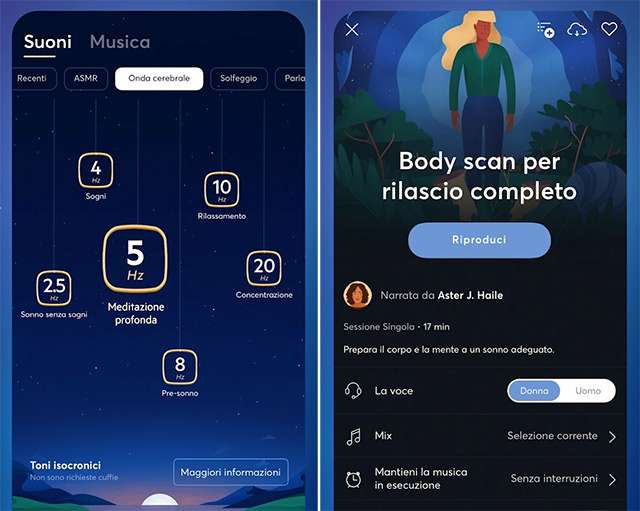 Screenshot per l'applicazione BetterSleep