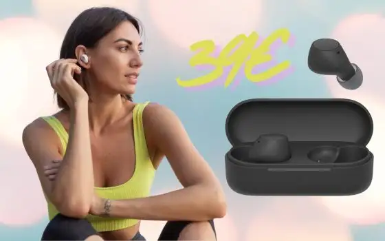 Sony WFC510: piccole, impermeabili, connessione multipoint e sconto del 35%