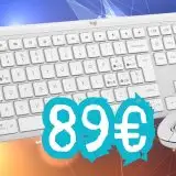 Tastiera e mouse wireless con il Kit Logitech MK950 Signature Slim a 89€