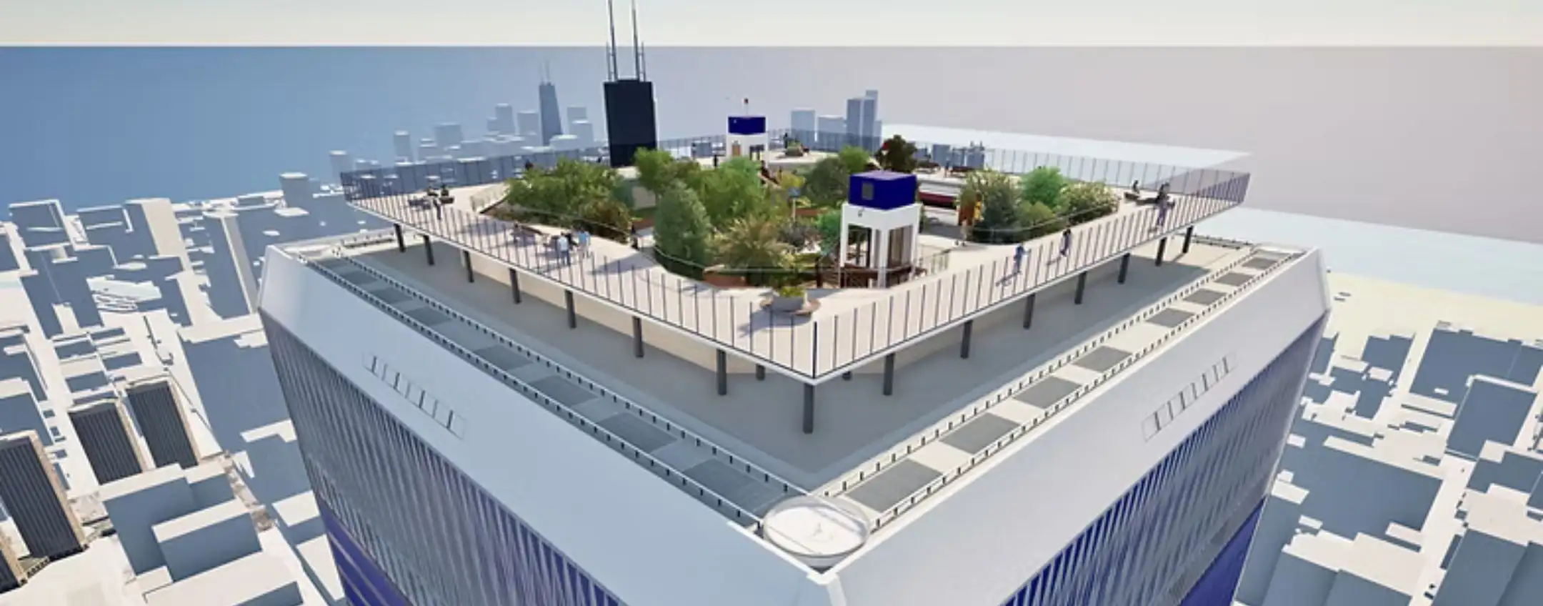 Ingegnere ricostruisce le Torri Gemelle come data center con laser antiaereo