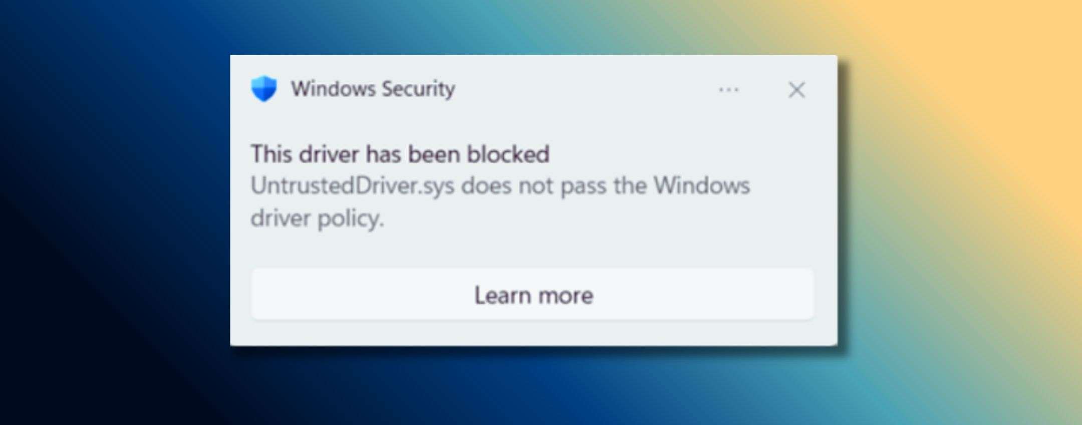 Windows bloccherà i driver kernel firmati con certificati scaduti