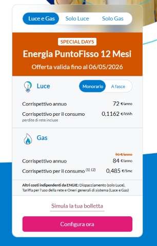 Engie Energia PuntoFisso 6 maggio
