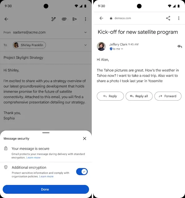 Gmail crittografia end-to-end