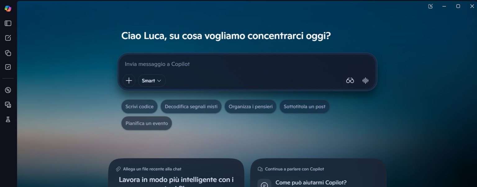 Anteprima: Microsoft Copilot: nuova app è un duplicato di Edge