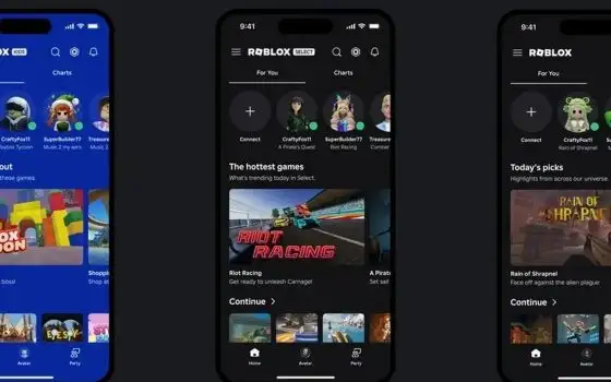 Roblox Kids e Select: verifica dell'età anche per i giochi