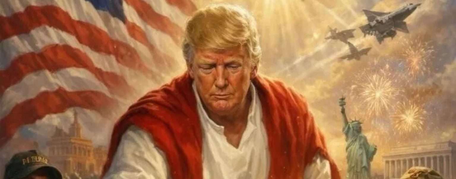 Anteprima: Trump si ritrae come Gesù con l’AI, poi cancella la foto…