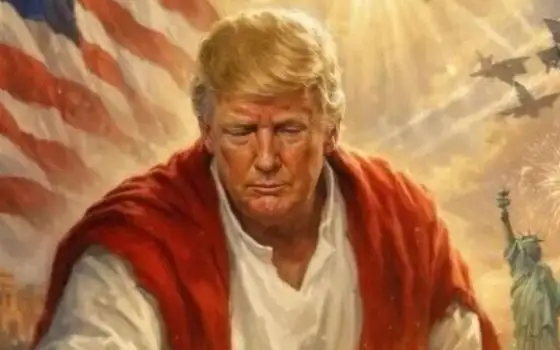 Trump si ritrae come Gesù con l'AI, poi cancella la foto...