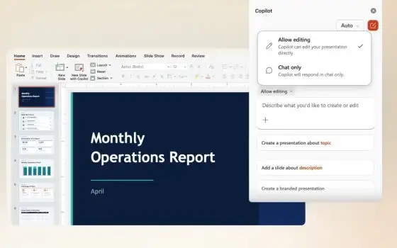 Agent Mode di Copilot modifica documenti e fogli Excel da solo