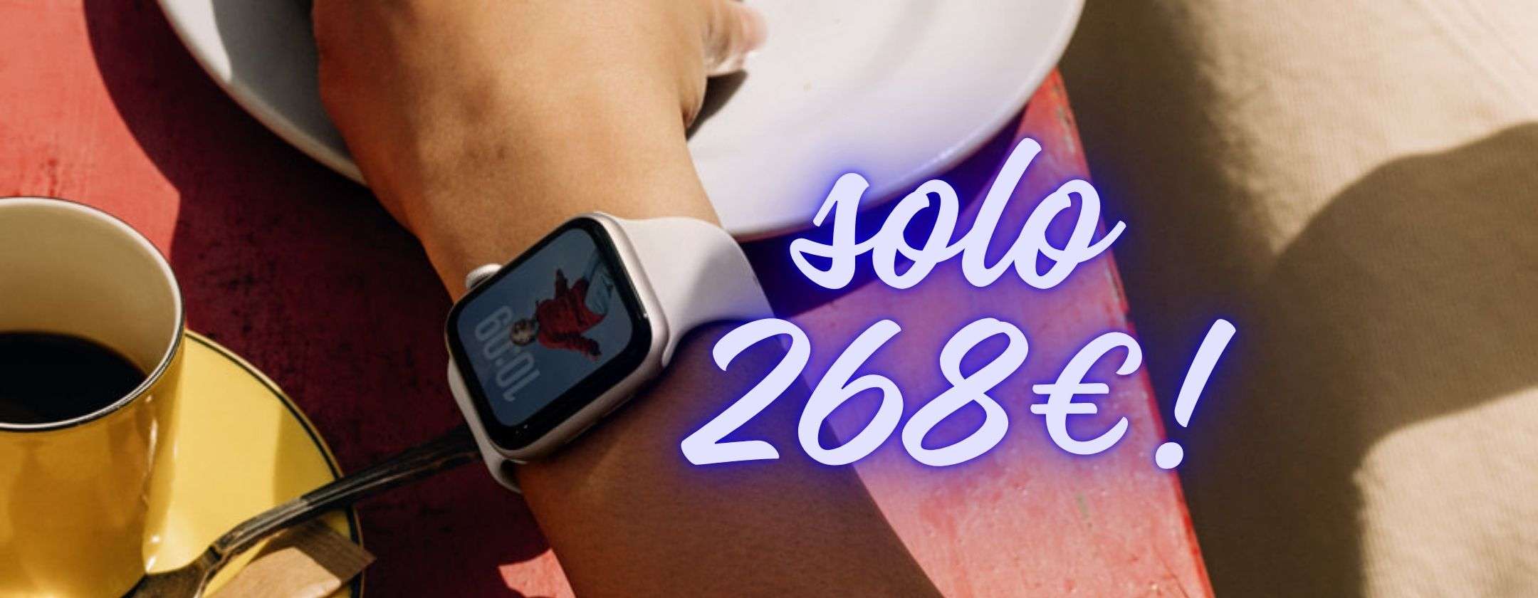 Apple Watch SE 3 42mm a soli 268€ preso d’assalto su Amazon