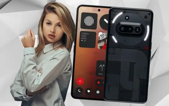 Back cover con LED e archiviazione da 256GB: Nothing Phone (3a)