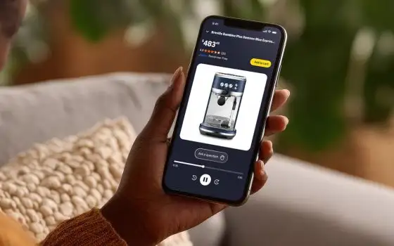 Amazon aggiunge la chat audio AI nelle pagine prodotto