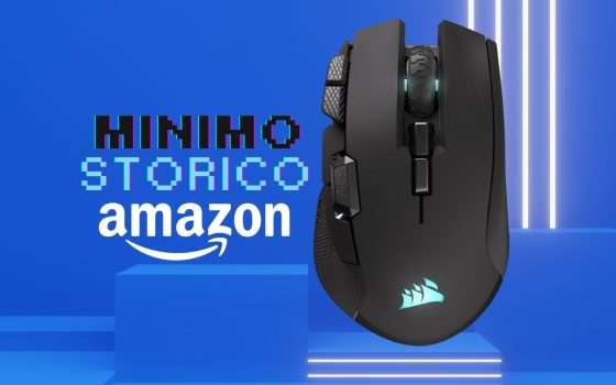 Corsair IRONCLAW WIRELESS SE: strabiliante mouse da Gaming oggi in sconto