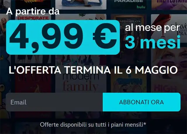 La promozione di Disney+ con abbonamenti a partire da 4,99 euro al mese