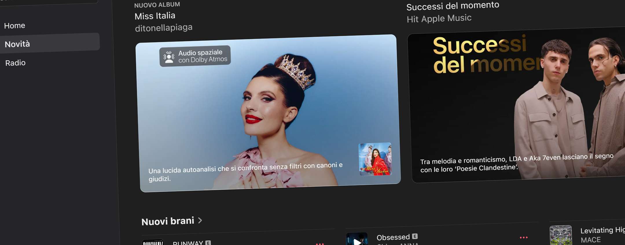 Ditonellapiaga, Miss Italia