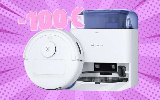 ECOVACS DEEBOT MINI: robot con aspirazione da 9000Pa e spazzole per lavaggio