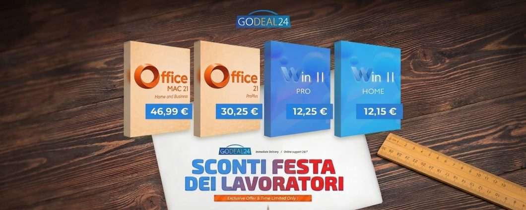 Anteprima: Approfitta degli sconti per la Festa dei Lavoratori: paga una sola volta e ottieni Office…