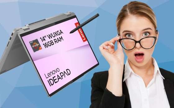 Lenovo IdeaPad Flex 5: convertibile e con Digital Pen inclusa in offerta a tempo
