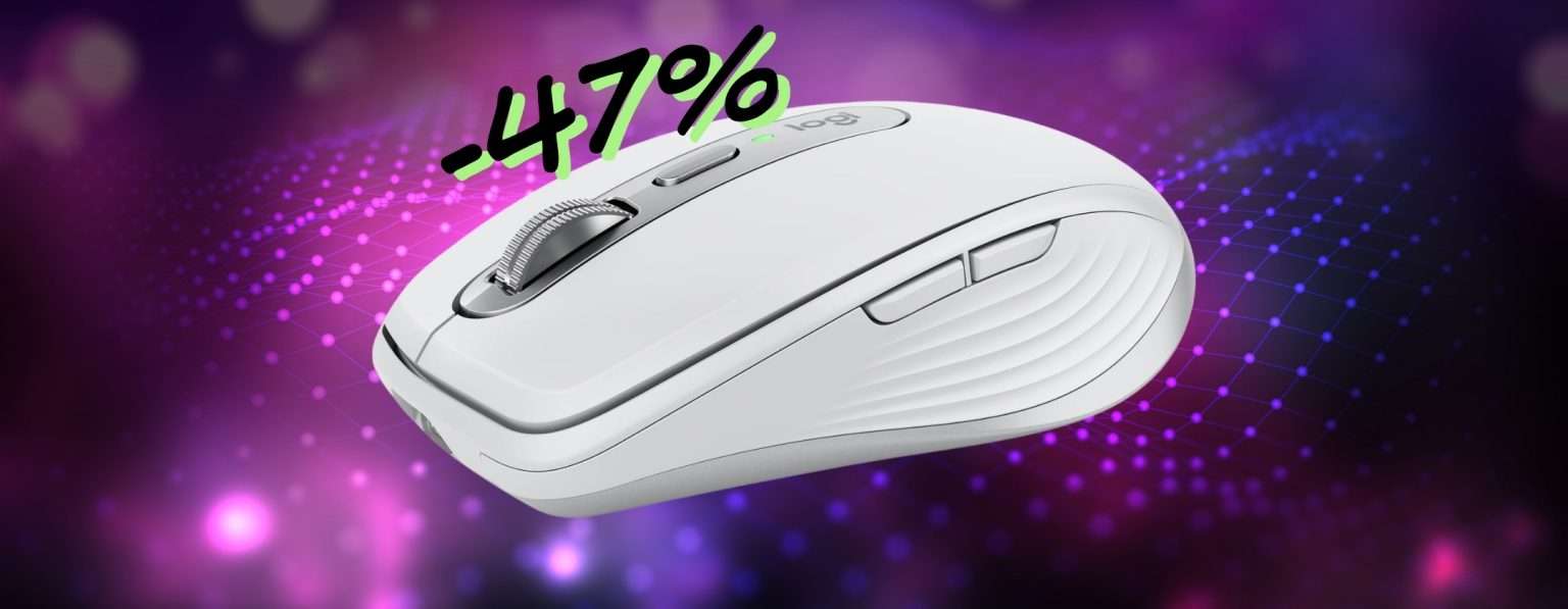 Anteprima: Logitech MX Anywhere 3S: mouse wireless fantastico in sconto al 47%, un affare