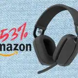 Logitech Zone Vibe 100: cuffie wireless con microfono al minimo storico